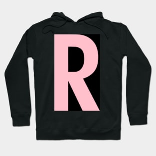 R letter Hoodie